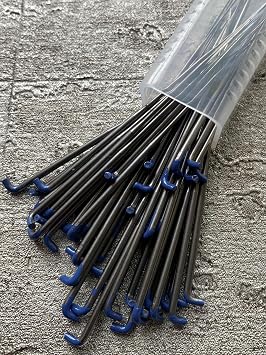 heidifeathers Felting Needles - Choose Gauge and Quantity 40 Gauge Blue, 10