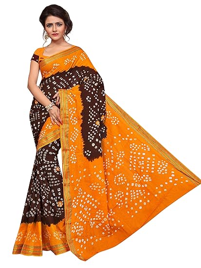 amazon bandhani sarees
