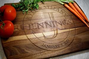 Blue Ridge Mountain Gifts Personalized Wood Cutting Board