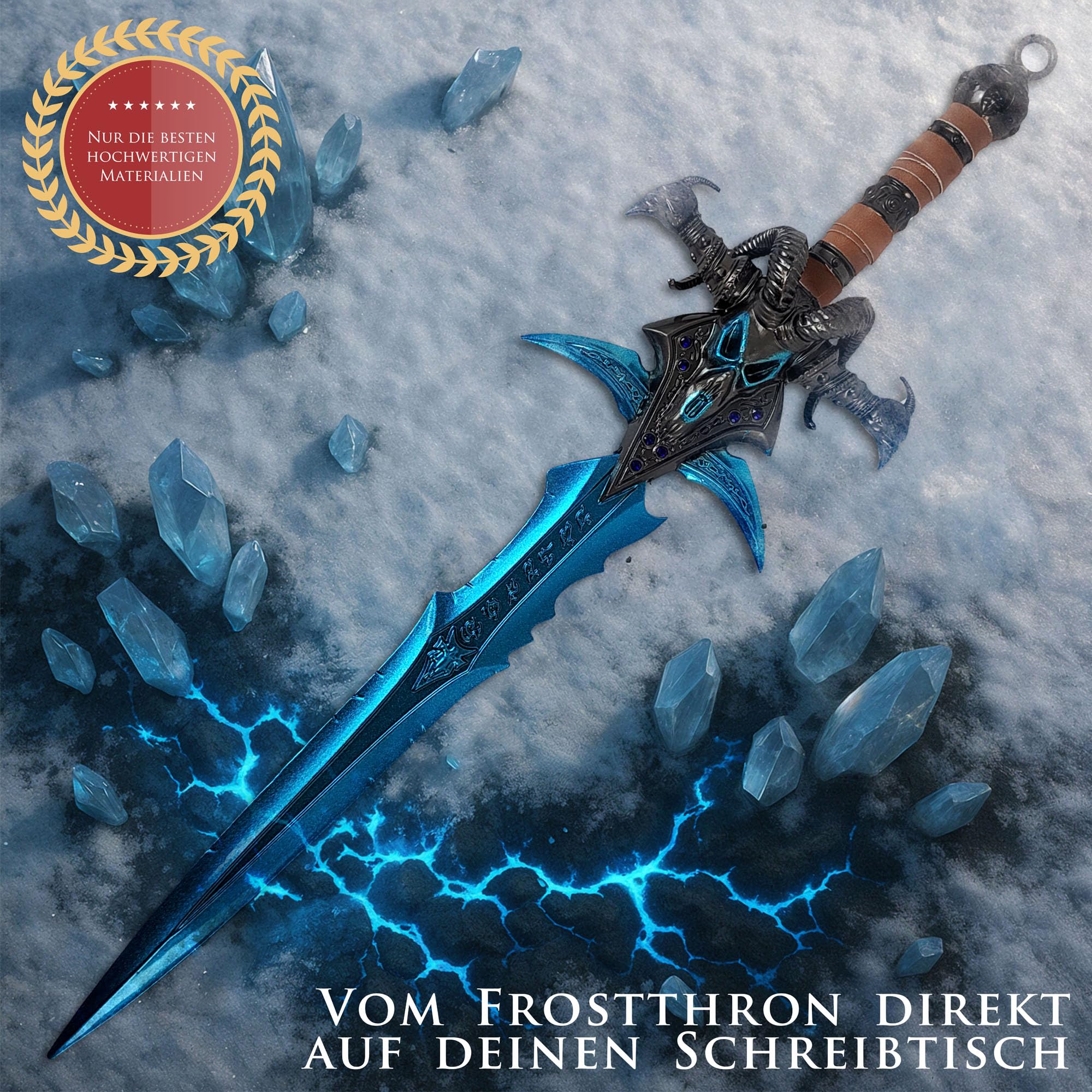 World of Warcraft Frostmourne Deluxe 30 cm Brieföffner Schwertform Basis Accessoire