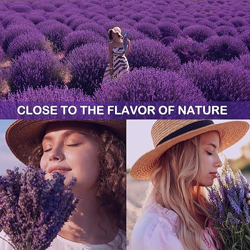 Miniatura 8 de Bolsas de lavanda, 5 paquetes para cajones y armarios en cualquier lugar, flores de lavanda secas de 0.65 onzas por selección, aromas frescos de