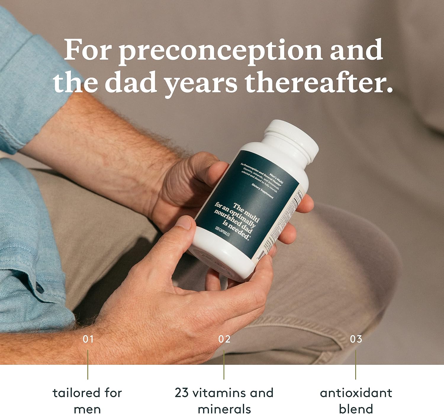 Needed. Men's Multivitamin | Libido, Sperm Health, Brain Function, Eye and Heart Health