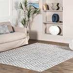 NuLOOM Rosanne Transitional Zone rayée Rug, 4x6, bleu