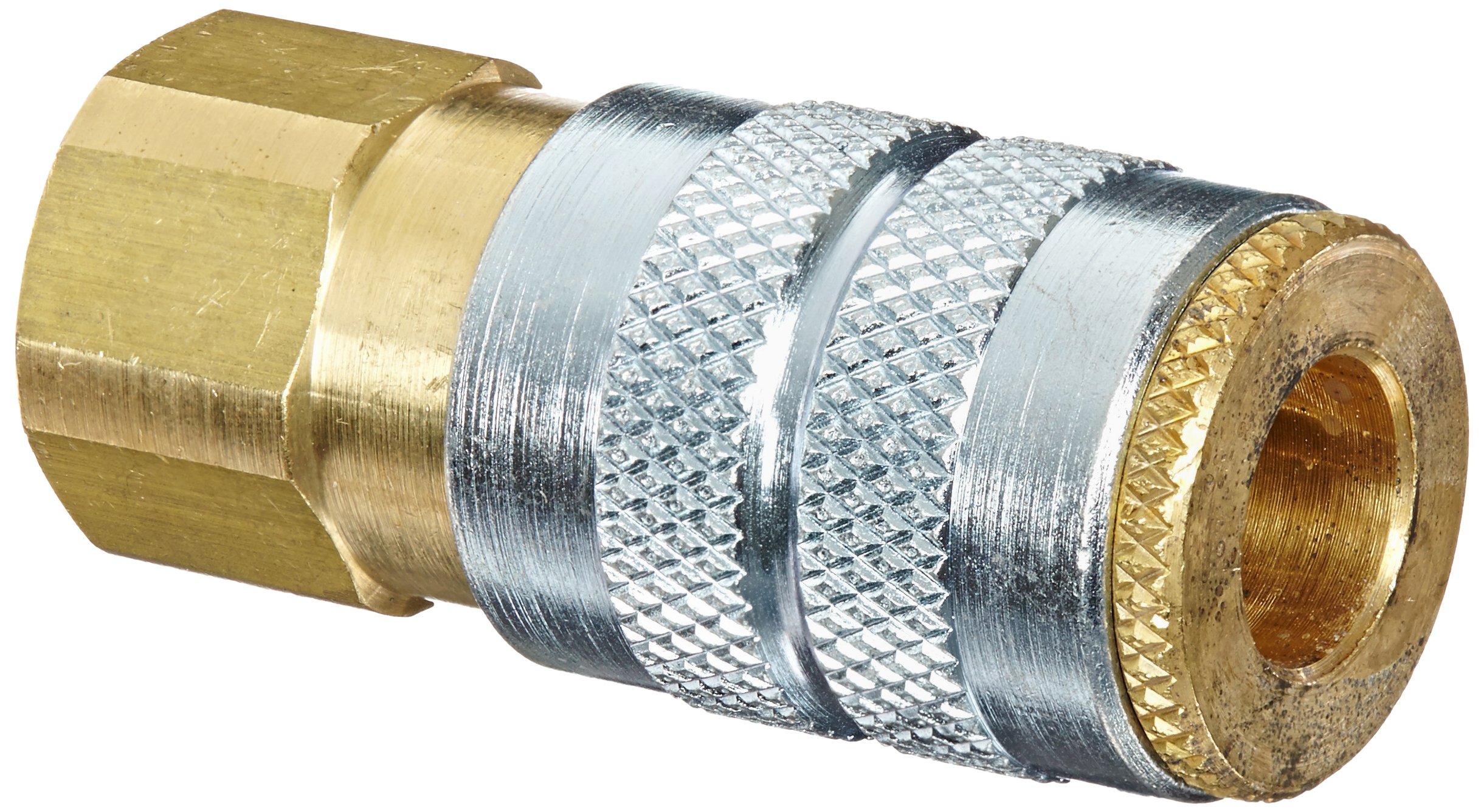 Coupleur 1/4 pouce Dixon Valve en laiton avec filetage 3/8 NPTF femelle