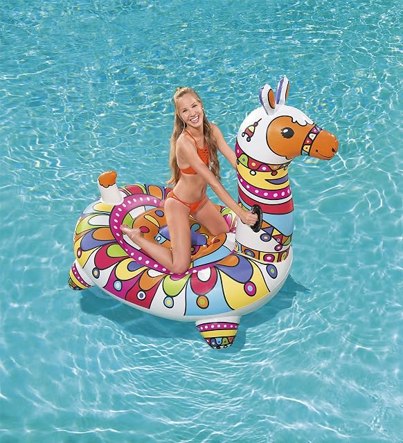 Foto 2 de 7 de Bestway 41136, Llama Hinchable con Asas, 1.93m x 1.51m, Color
