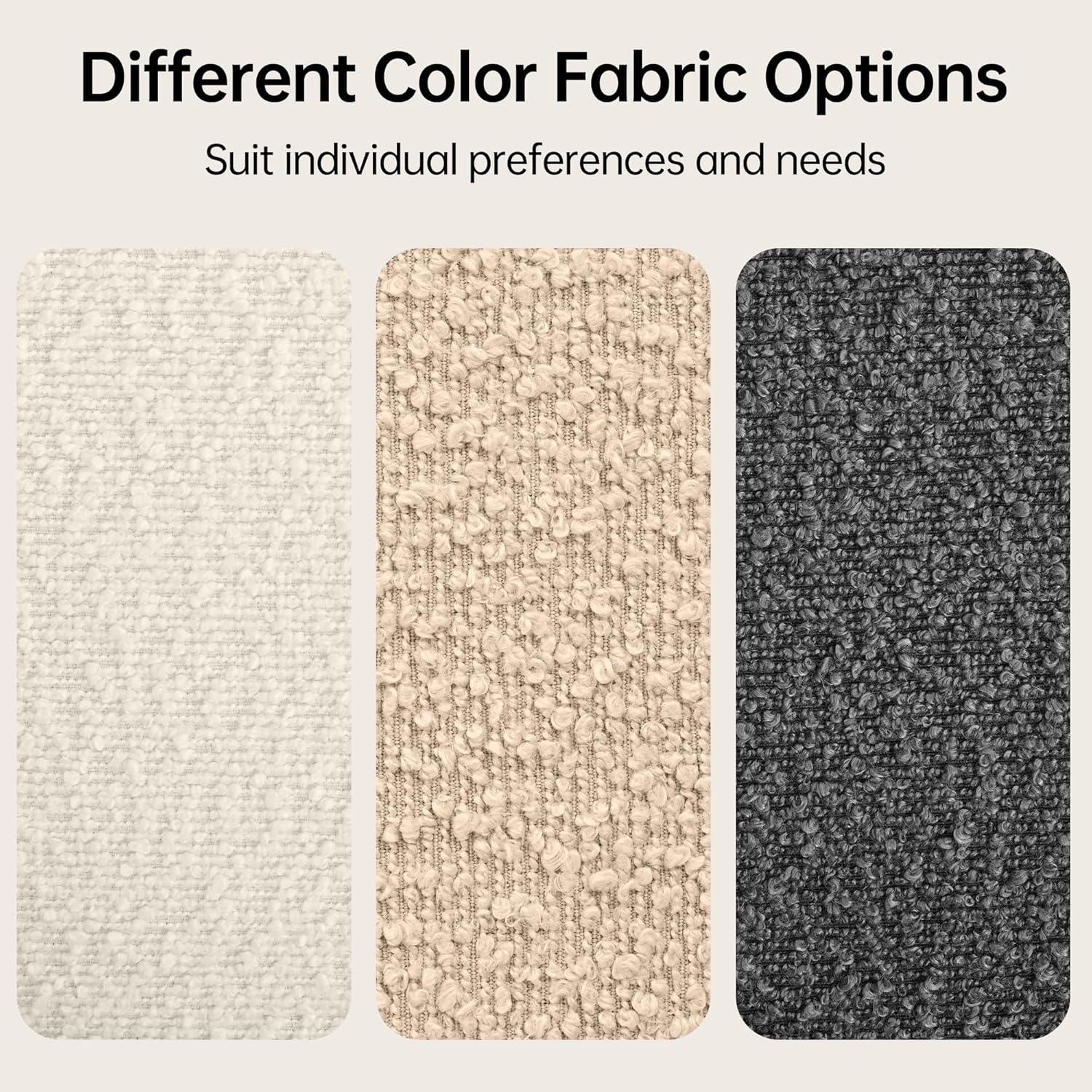 VKNOW End of Bed Bench, 51.8” Upholstered Bedroom Bench Indoor Bench with Solid Wood Frame, Modern Entryway Bench with Arms for Bedroom Living Room, Beige