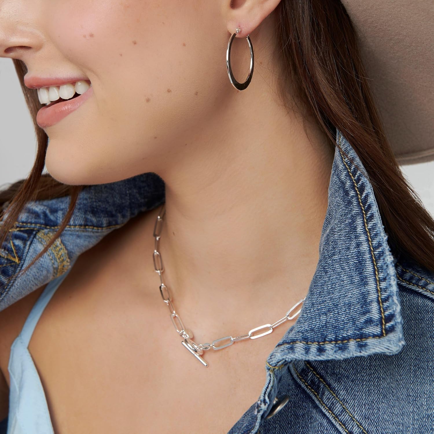 Silpada 'Full Circle' Sterling Silver Hoop Earrings