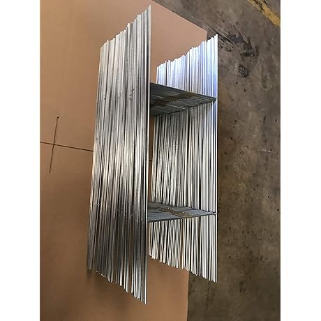 Yard Signs Stakes: Pack of 50 Metal Stakes for Corrugated Signs