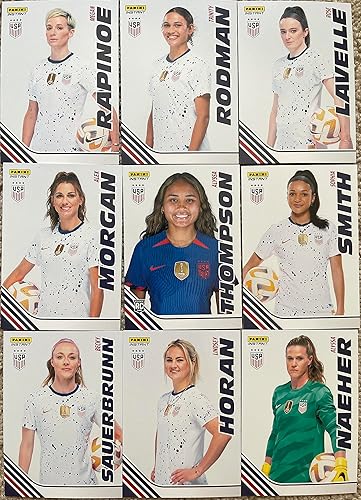 Panini Instant USWNT USA Soccer - Juego de 36 cartas en total incluyendo Alex Morgan, Sophia Smith, Rose Lavelle, Megan Rapinoe, Trinity Rodman,