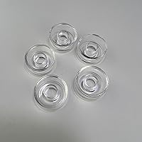 Vista 4 de Platos de cuarzo de 0.984 in de diámetro (5, 0.472 in de alto)