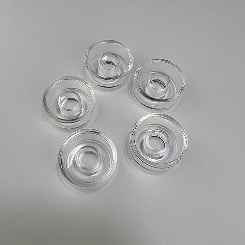 Miniatura 4 de 5 platos de cuarzo de 0.984 in de diámetro (0.472 in de alto)