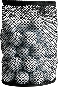 Large Capacity Golf Ball Bag, GolfBalls Storage Net Bag with Drawstring Tote Handle, Portable Sack for Golf Courses, Training, Fitness Clubs & Outdoor Use