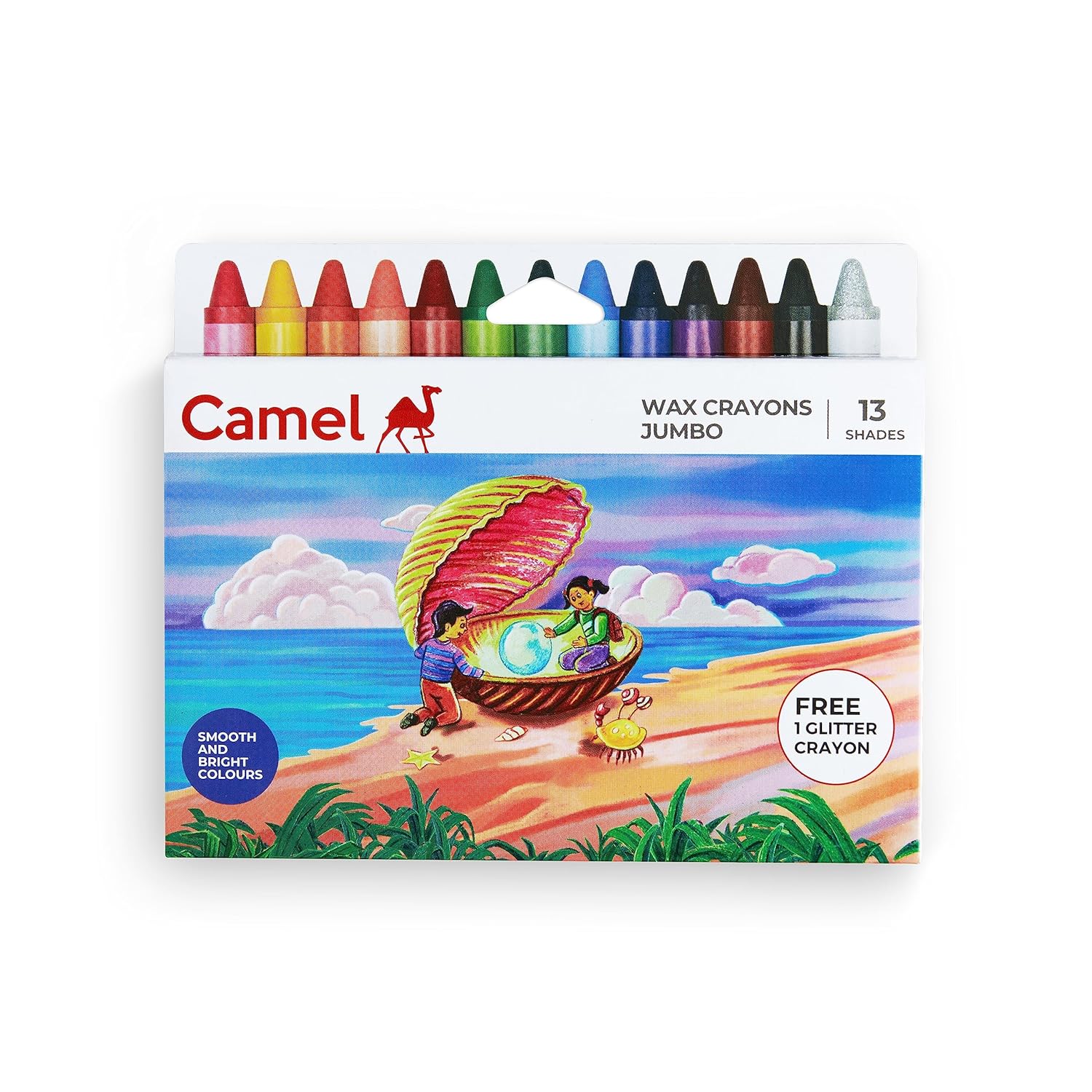 Camel Jumbo Wax Crayons 13 shades Amazon.in Home & Kitchen