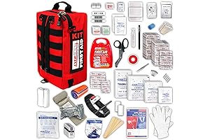 Ever-Ready Industries Premium Trauma Kit: Fully Stocked Military-Grade First Aid