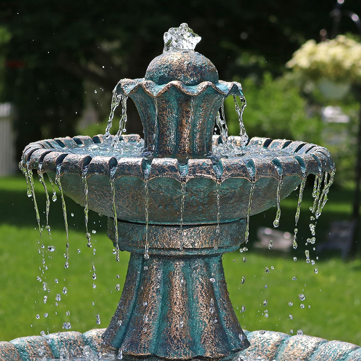 Fuente De Bambú Solar De 45 Cm Con Bomba – Kit DIY Para Jardín, Agua Corriente Y Sonido Relajante