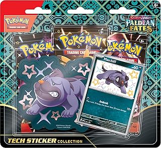 POKEMON TCG: Scarlet and Violet: PALDEAN Fates: TECH Sticker Collection - Shiny Maschiff