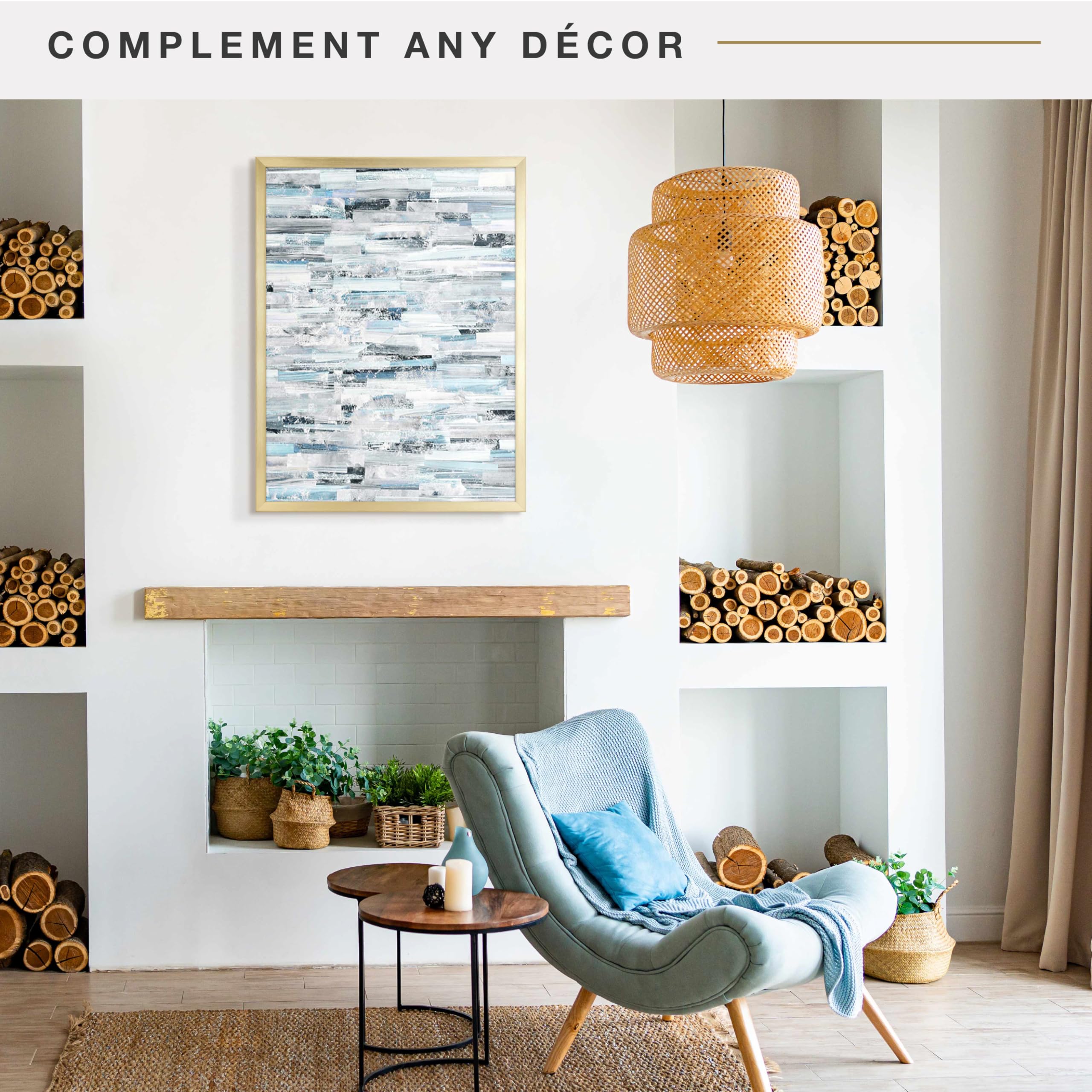 MCS, Brass Gallery Foundation - Cornice per poster, 40 x 50 cm, 40 x 50 cm