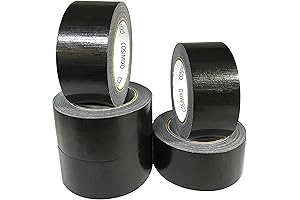 5-Pack Black Heavy Duty Duct Tape: Strength, Value, and Convenience