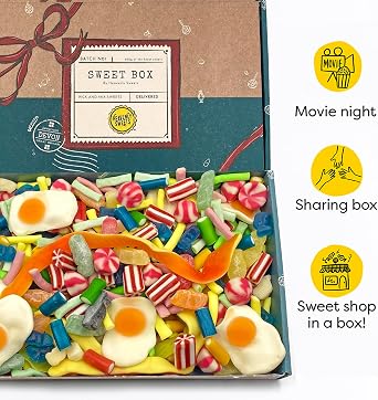 Pick n Mix Sweets Gift Box Hamper | Premium 850g Chewy Jelly Gummy Retro Candy | Birthday Valentine Fathers Day Assortment | Pick & Mix Treats Selection Men Women Kids Adults | Heavenly Sweets
