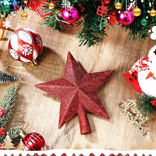 Miniatura 179 de Hanaive Decoración para árbol de Navidad, mini estrella pequeña para árbol de Navidad, adornos de estrella decorativa para el hogar, fiesta de Plata