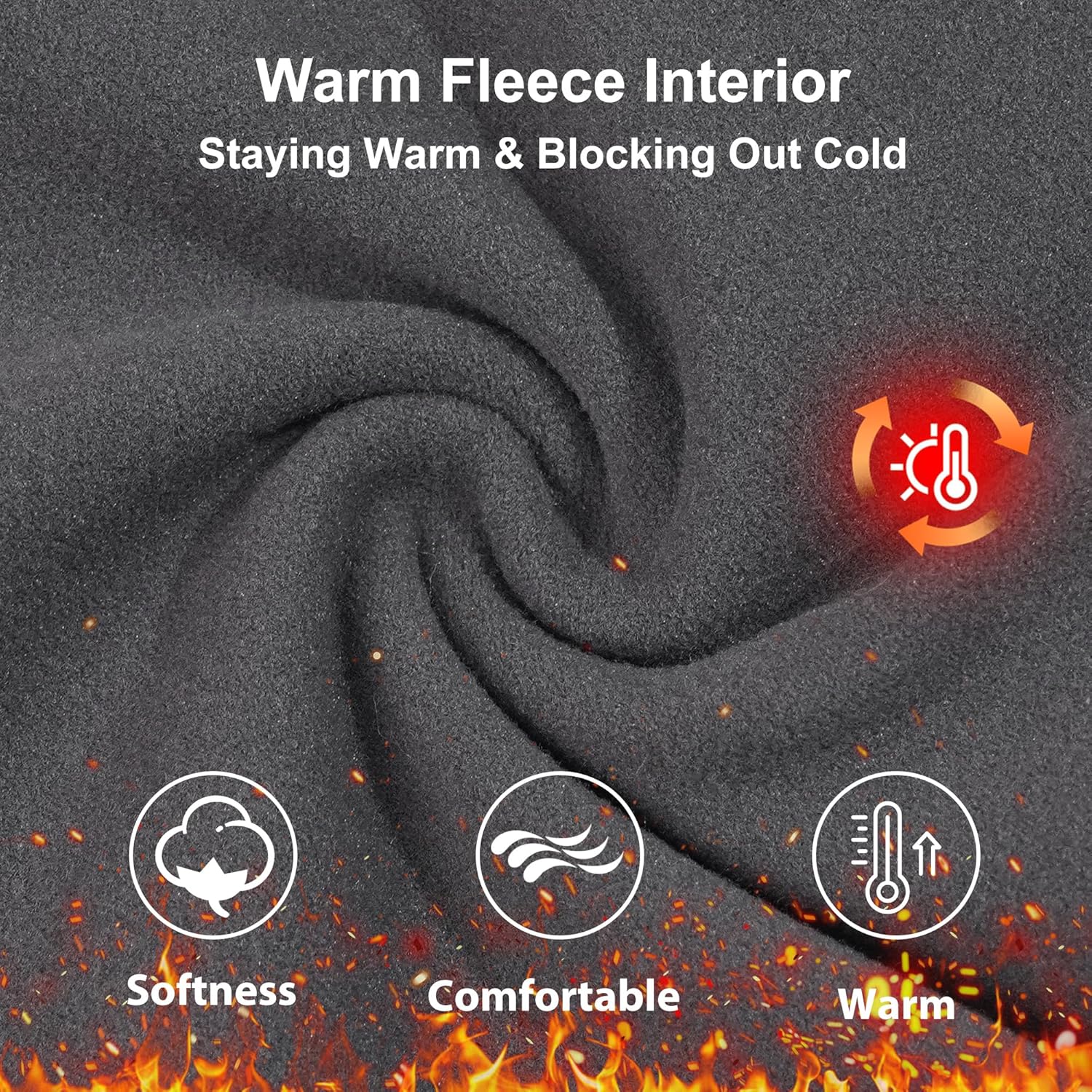 2 Pcs Fleece Lined Flare Leggings with Pockets for Women High Waisted Thermal Winter Warm Yoga Pants for Workout - Image 6