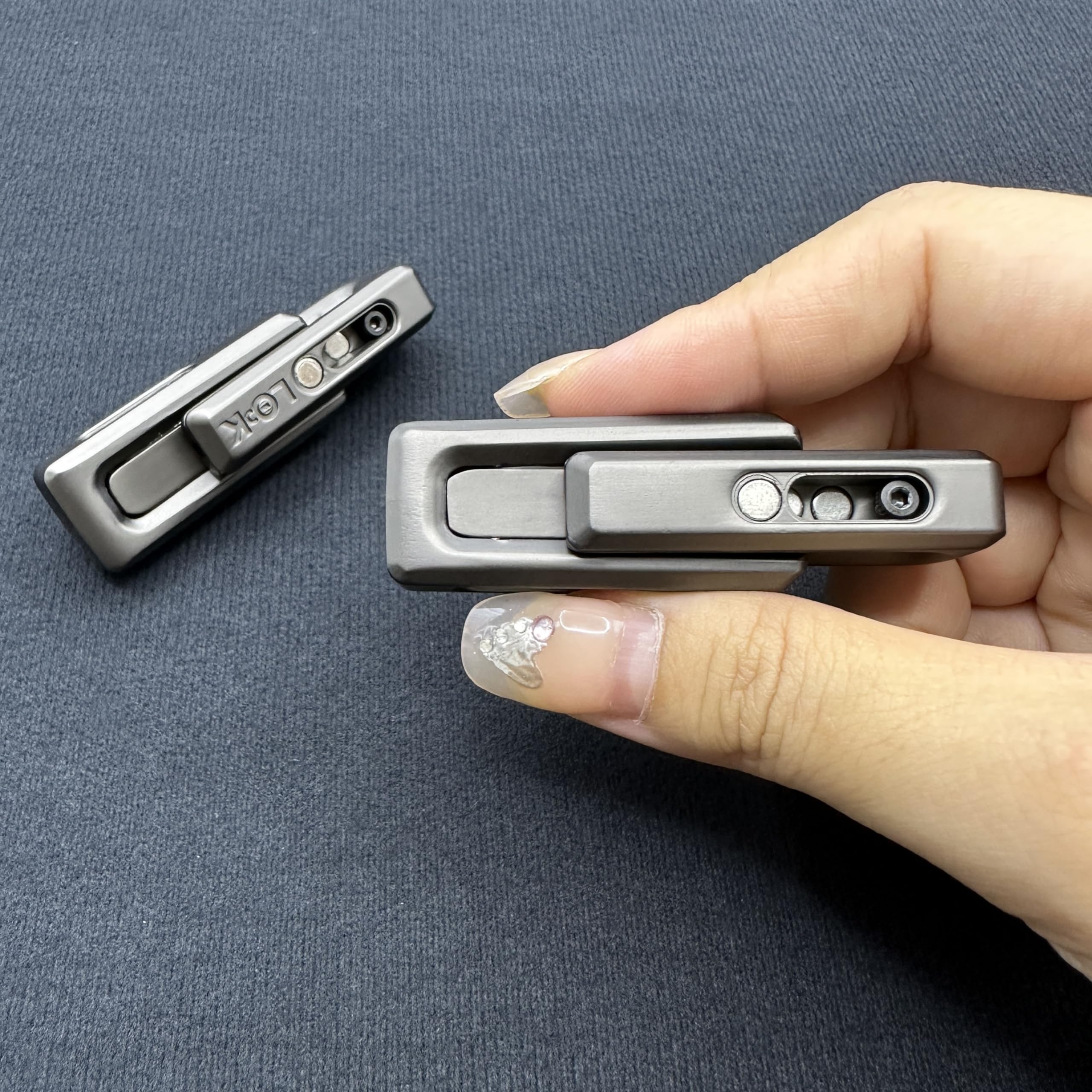 T-Conceal Fidget Slider EDC Push Haptic Slider Podwójna zabawka Xlock Dorośli Prezenty antystresowe