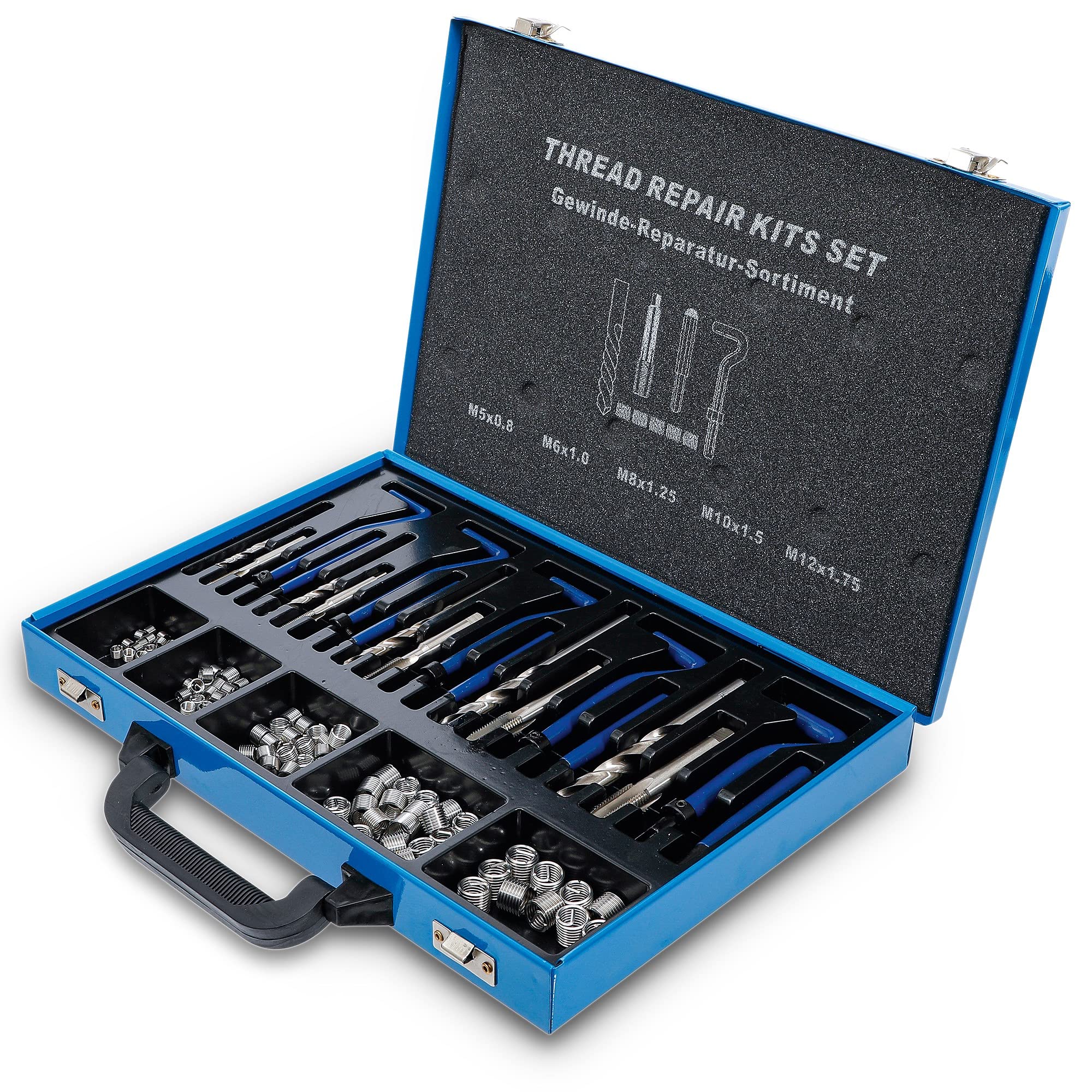 BGS 1950 | Kit di riparazione per filetti | M5 - M12 | 130 pz.
