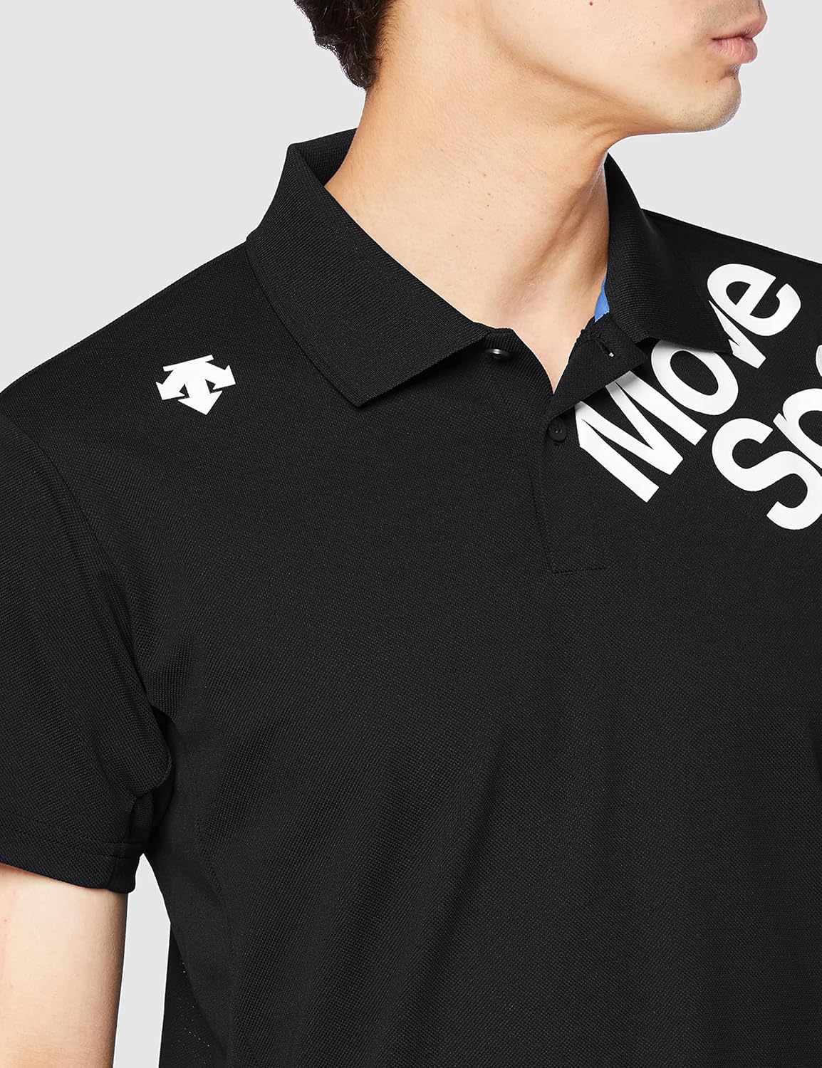 [デサント] 半袖ポロシャツ 鹿の子 クーリスト吸汗速乾 ストレッチトレーニング ゴルフ MOVESPORT メンズ DMMTJA74