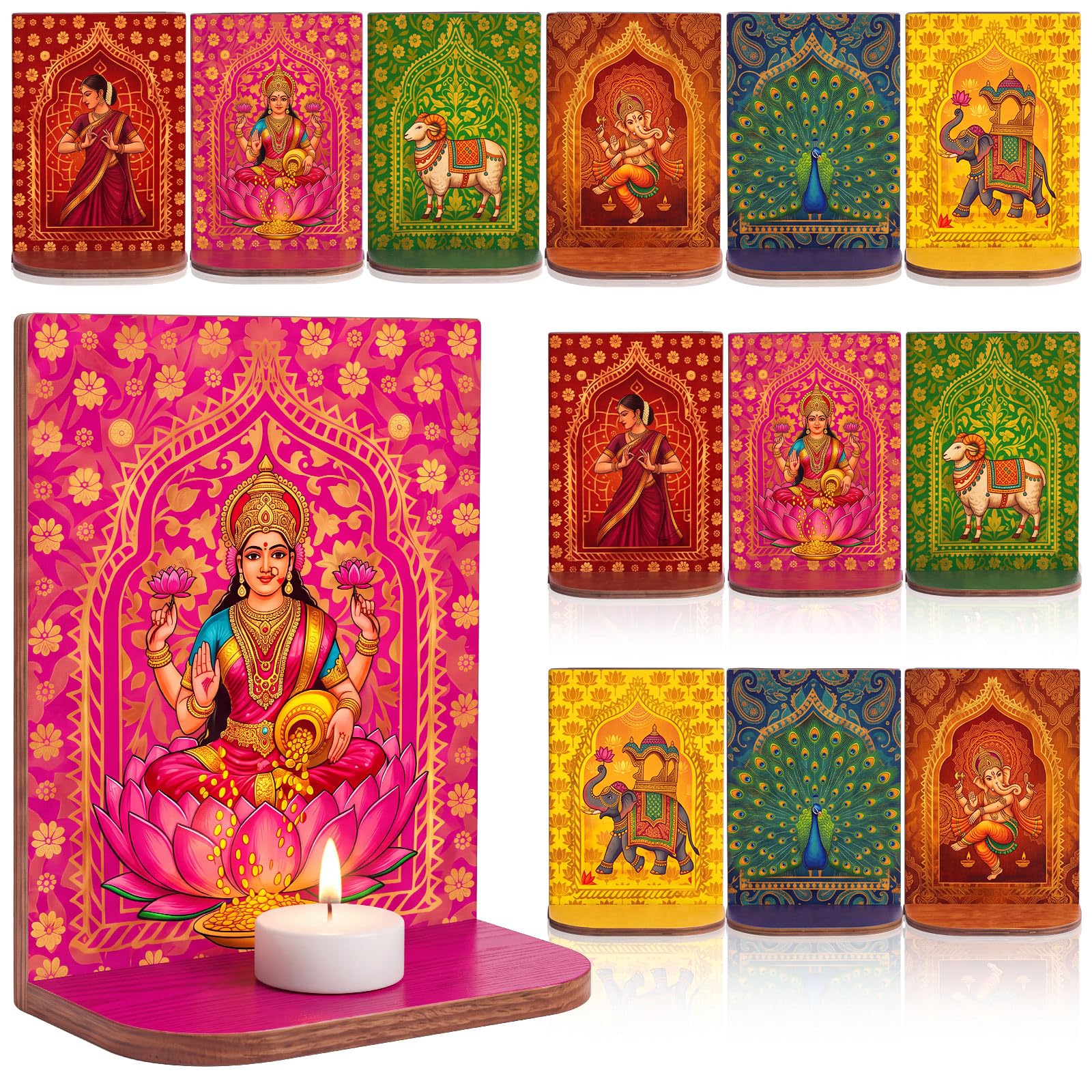 Yerliker 12 Pack Pooja Return Gifts for Indian, Varalakshmi Diwali Decor