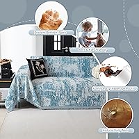 Vista 56 de MYSKY HOME Funda de Sofá Fundas de Sofá Fundas de Sofá para Sofá de 3 Cojines Apto para Mascotas, Funda de Sofá en Forma de L Fundas de Sofá Verde