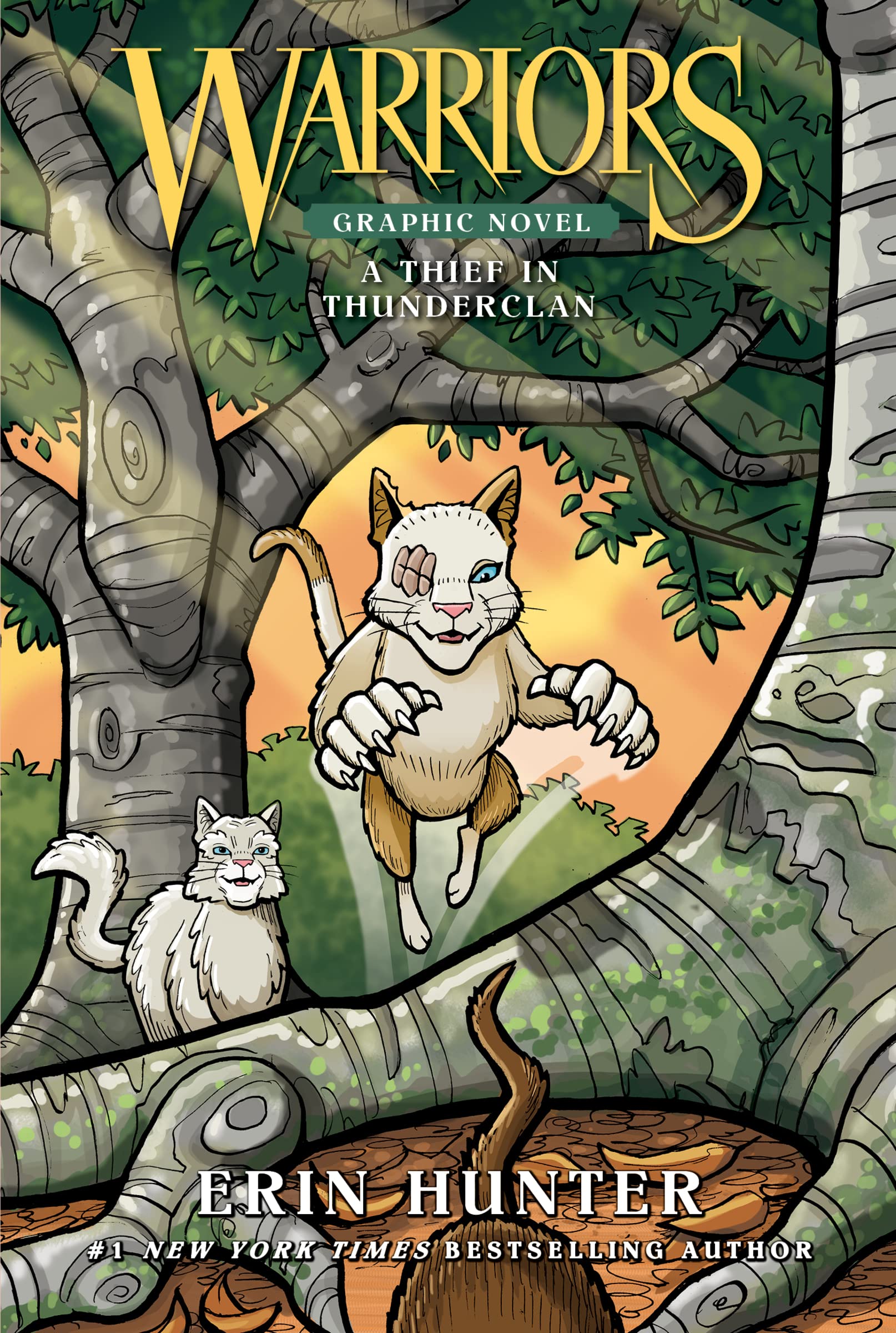 Warriors: A Thief in ThunderClan (Full-Color Adventure) Paperback – June 6, 2023