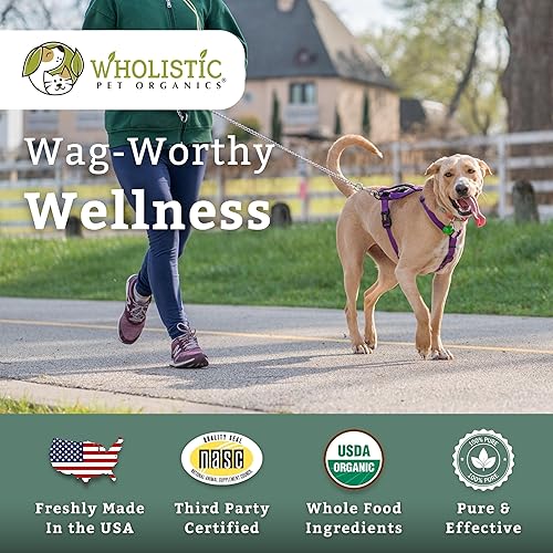 Miniatura 5 de Wholistic Pet Organics Multivitamínico para perros orgánico suplemento de alimento casero para perros multivitamínico para perros con probióticos