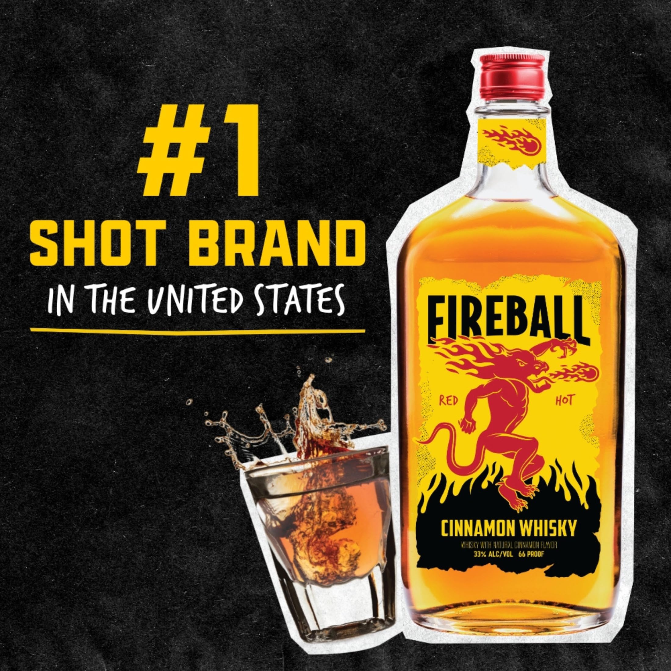 Fireball Fireball Cinnamon Whisky Lt.1 33-1000 ml