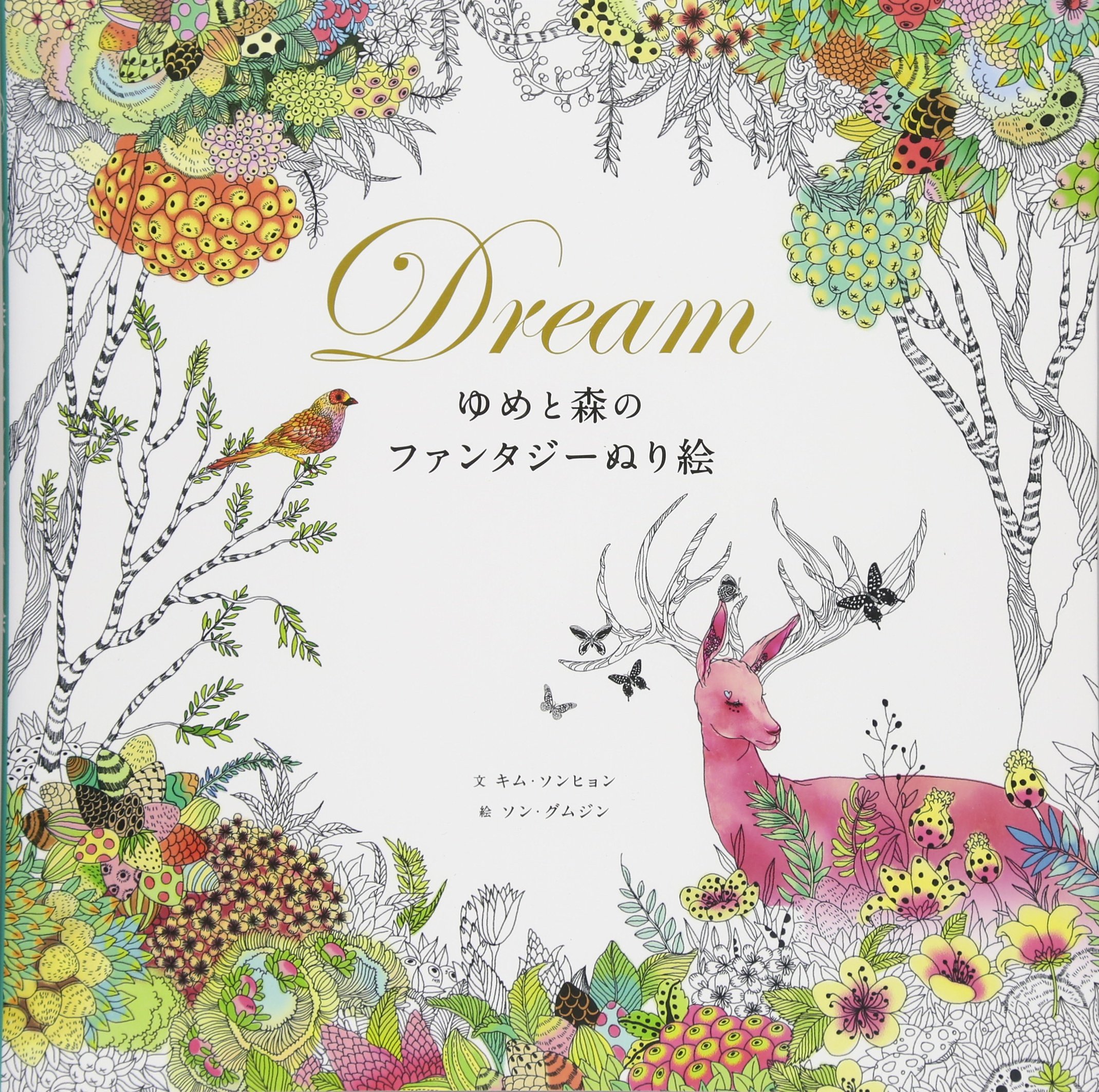 Dream ゆめと森のファンタジーぬり絵 キム ソンヒョン ソン グムジン 本 通販 Amazon