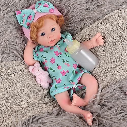 Miniatura 3 de BABESIDE Reborn Baby Dolls - Muñeca de silicona de cuerpo completo para niña Stella, de 12 pulgadas, realista, recién nacida, cuerpo suave,