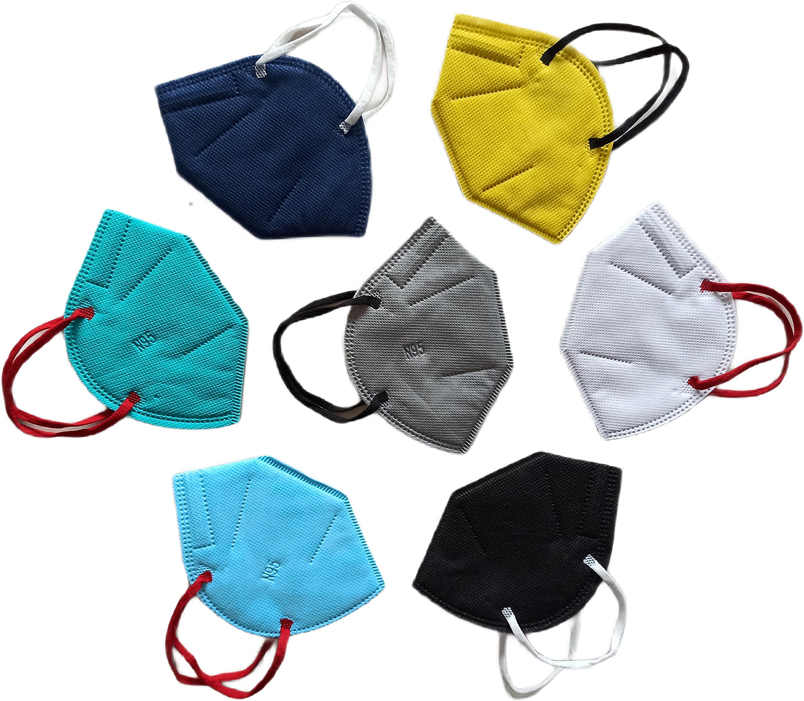 VE-MARUSH (PACK OF 50 N95 Mask For Men, Women Multicolor N95 5 Layer Breathable, Washable And Reusable Cotton Cloth Face Mask For Men, Boys, Women, Ladies, Kids, Bikers, Rider Useful For Pollution (B0957T1SDM) Amazon Price History, Amazon Price Tracker