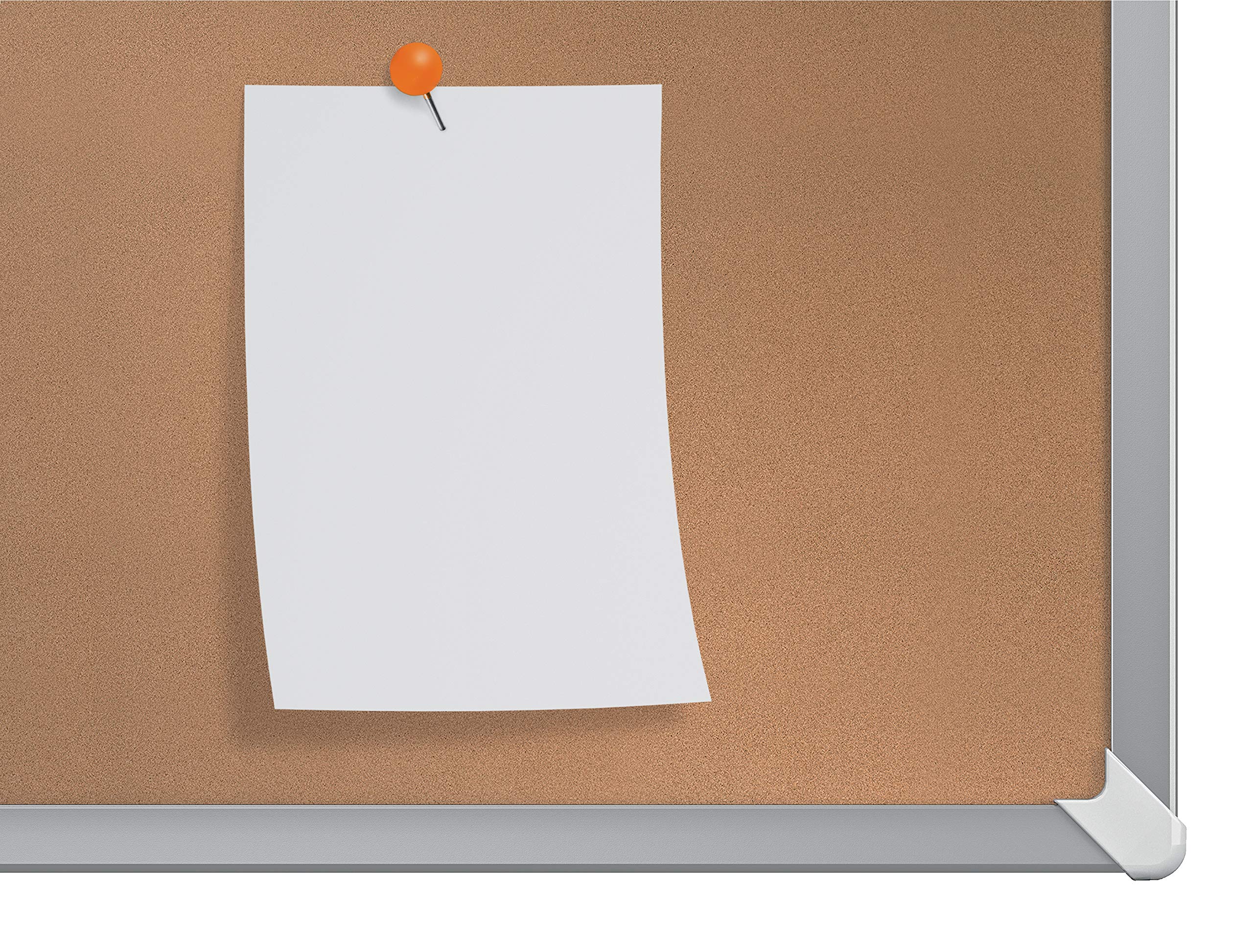Szeroka tablica korkowa Nobo, 710 x 400 mm, wąska ramk