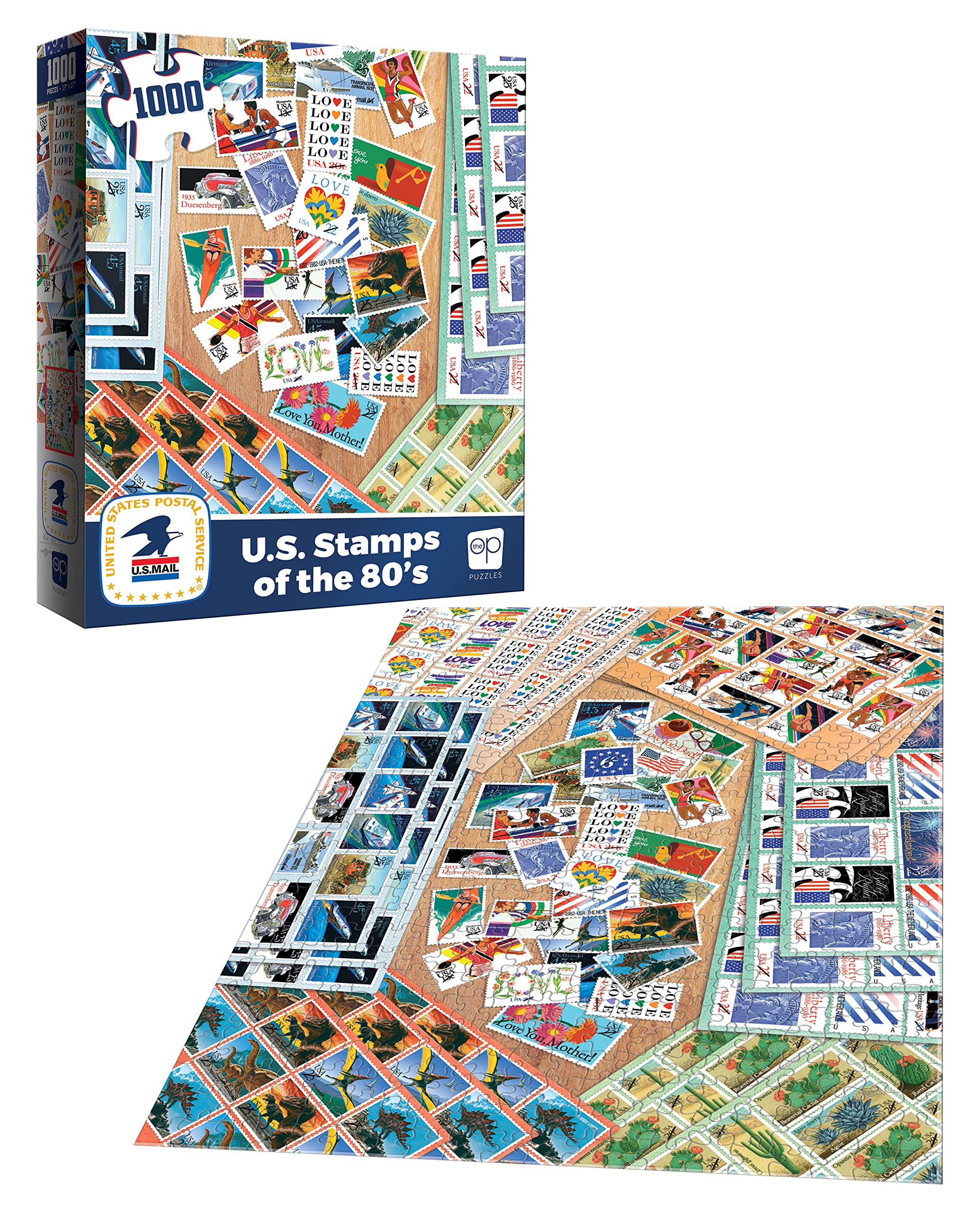 コレクション Postal card Amazon.com: USPS “U.S. Stamps of The 80's” 1000 Piece Jigsaw