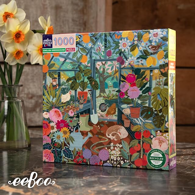 Foto 6 de 8 de eeBoo PZTENG - Invernadero (1000 Piezas, cartón Reciclado, tamaño 58,5 cm a un Lado