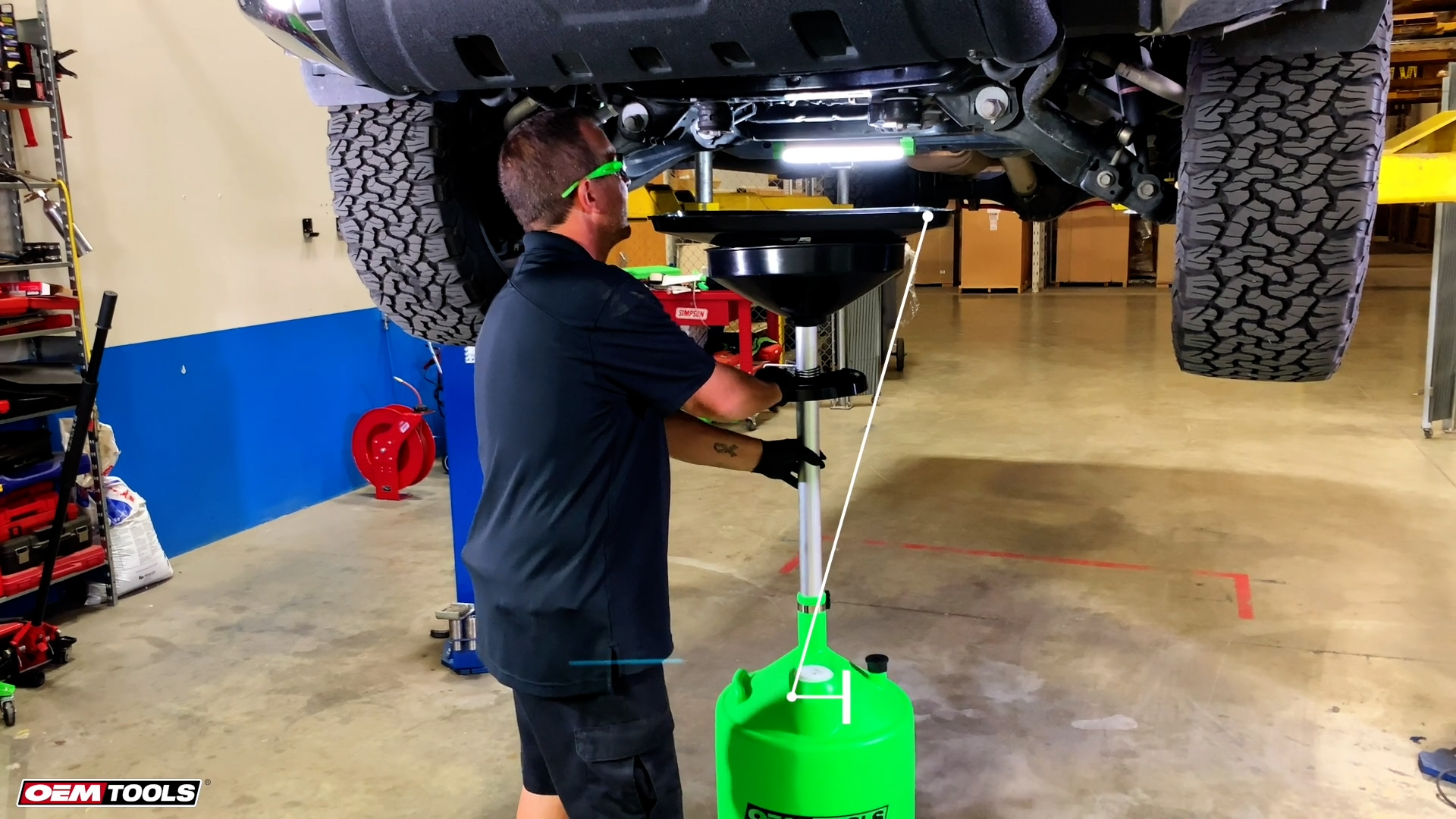 OEMTOOLS 87032 9 Gallon Upright Portable Oil Lift Drain