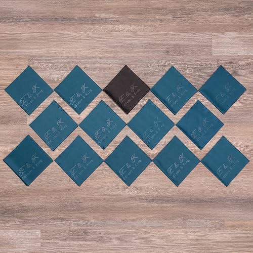 14 Pcs Microfiber Glasses Cleaning Cloths 20 x 20 cm - 5