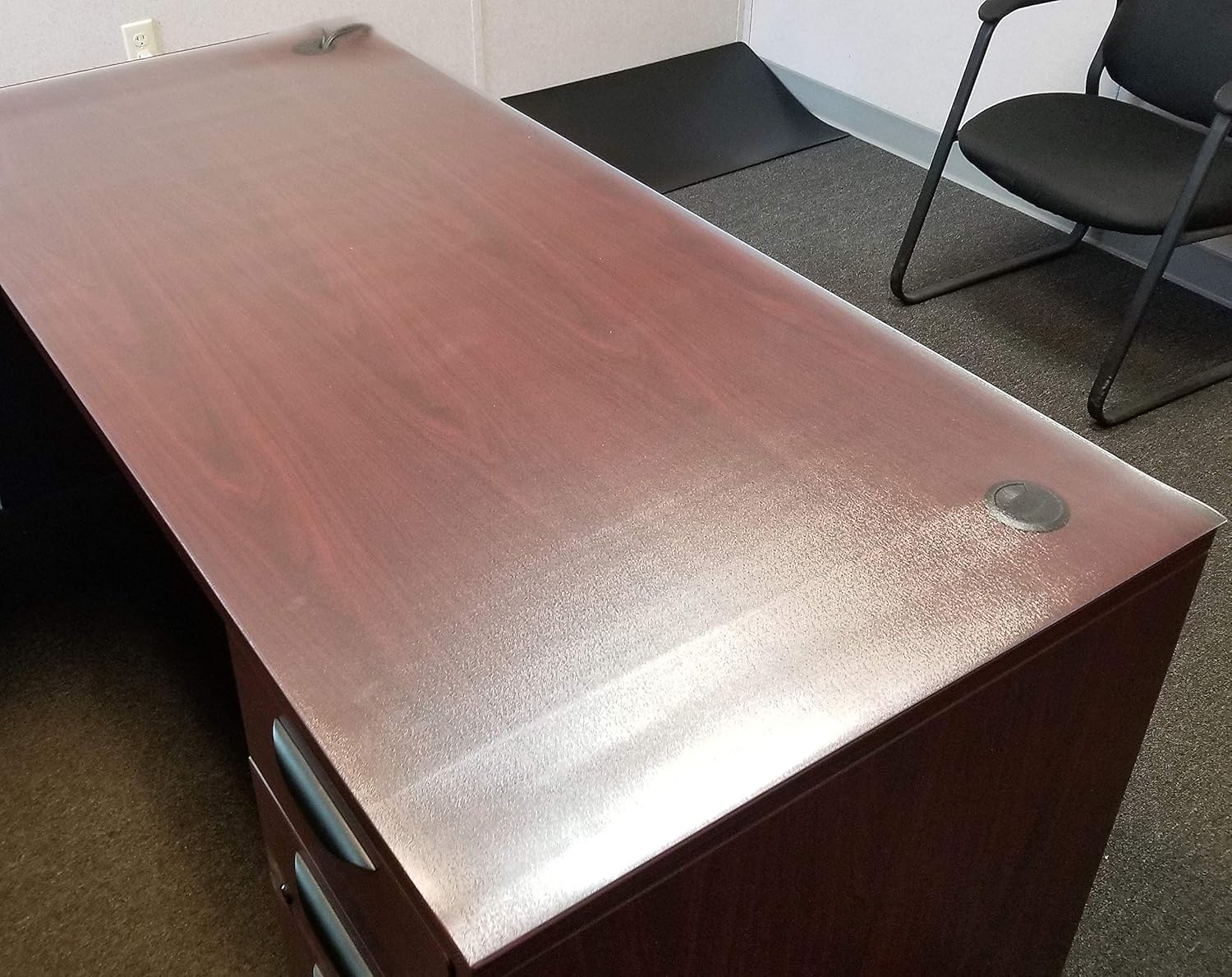 Nеw Arrіvаlѕ Plastic Table cloth, Multi size Table Protector Pad - PVC Vinyl Top Protector for rectangle desk, wood table cover for dining table - Heavy duty Tablecloth (36 X 72 inches, Frosted 2mm Thick)