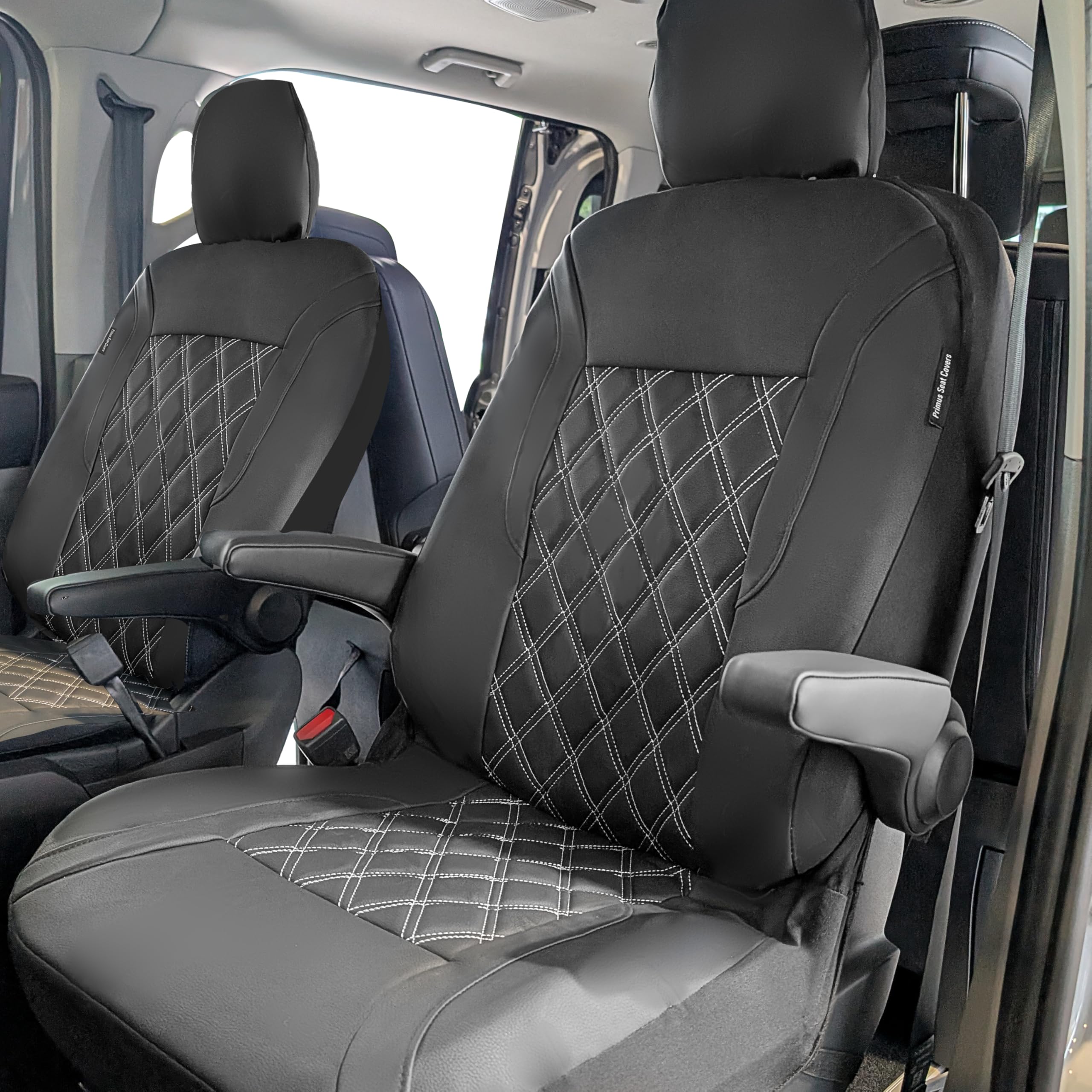 Auto- und Van-Sitzbezüge für Fahrer- und Einzelpersonenfahrersitze in Autos, Lieferwagen, Pickups, LKWs, SUVs, einfach zu montieren, einteilig, wasserdicht, für Transporter und Autos