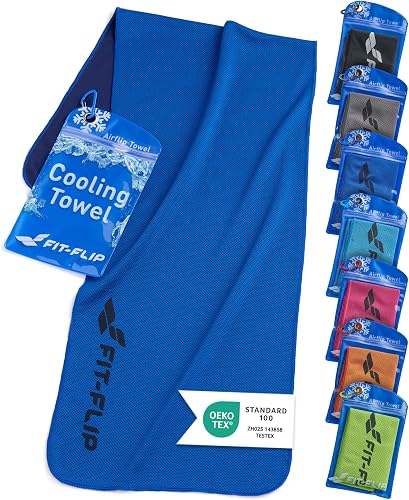 Serviette de Refroidissement Parfaite comme Serviettes Fit-Flip