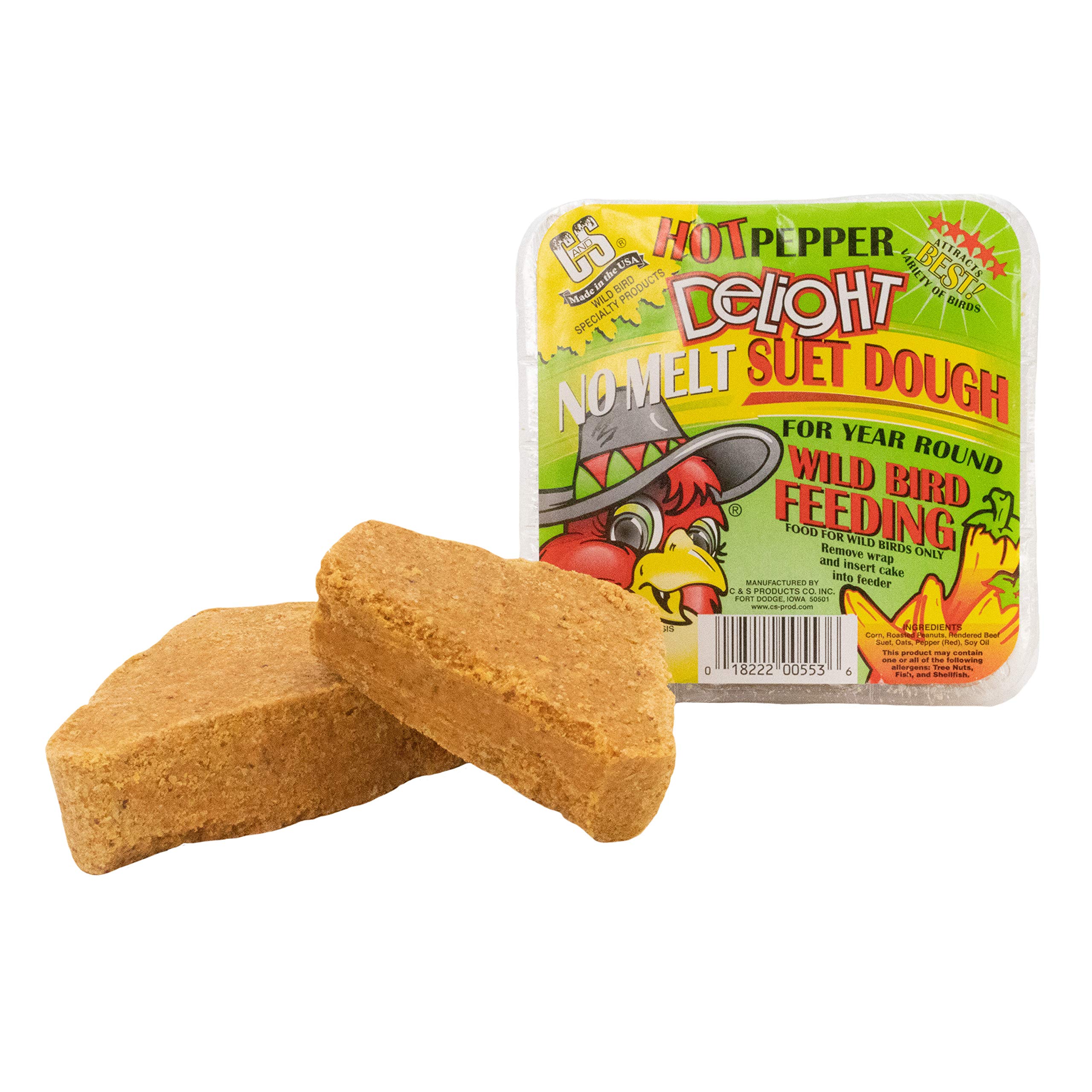C&S Hot Pepper Delight No Melt Suet Dough 11.75 Ounces