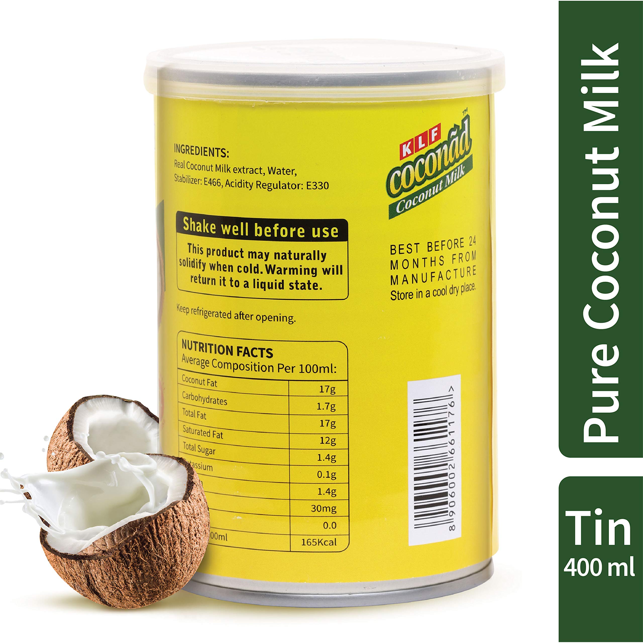 KLF Coconad Coconut Milk 400 Ml, Pack of 3 - Image 2 thumbnail