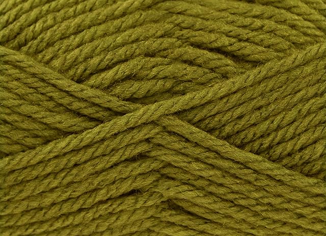 King Cole Big Value Super Chunky Knitting Wool/Yarn (Olive 3308)