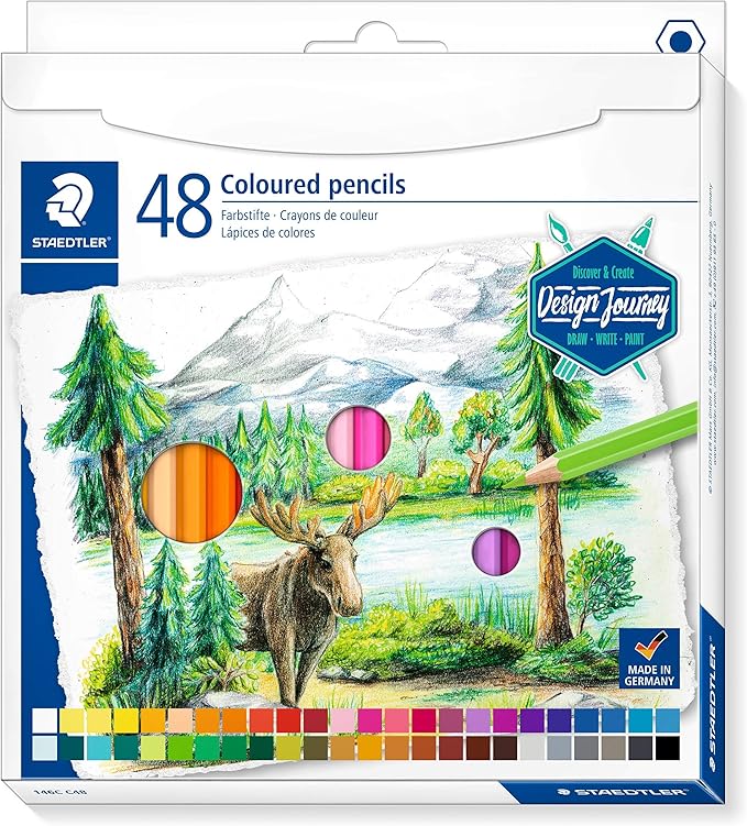 STAEDTLER Colored Pencils, Premium Art Set, 48 Assorted Colors, 146C