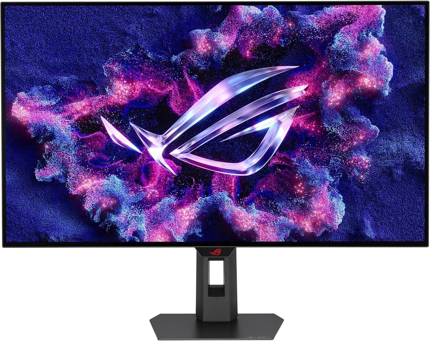 ASUS ROG Strix OLED XG32UCWG 32″ 4K TrueBlack Glossy Monitor Dual Mode (4K@165Hz, FHD 330Hz), 0.03ms, OLED Care Pro, Neo Proximity Sensor, VESA DisplayHDR 400, USB-C, HDMI 2.1