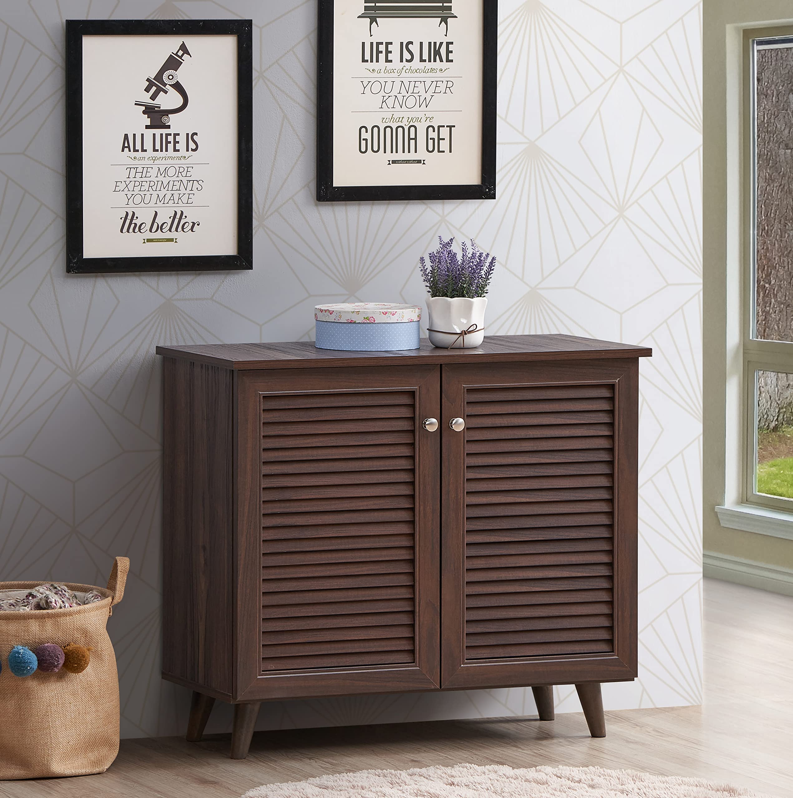 DeckUp Noordin 2-Door Engineered Wood Shoe Rack (Walnut, Matte Finish), 34X77X68 Cm (B09YYQ8BQ5) Amazon Price History, Amazon Price Tracker